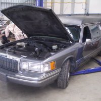 1993 Lincoln Town Car (Hearse)